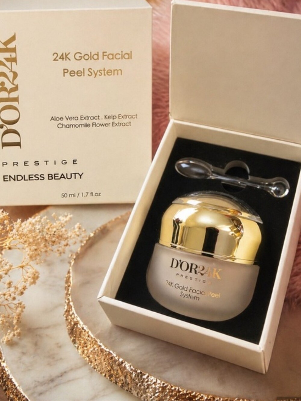 D’OR24K 24K Gold Facial Peel System 50ml | Luxury Skincare New